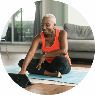 Woman Doing Yoga